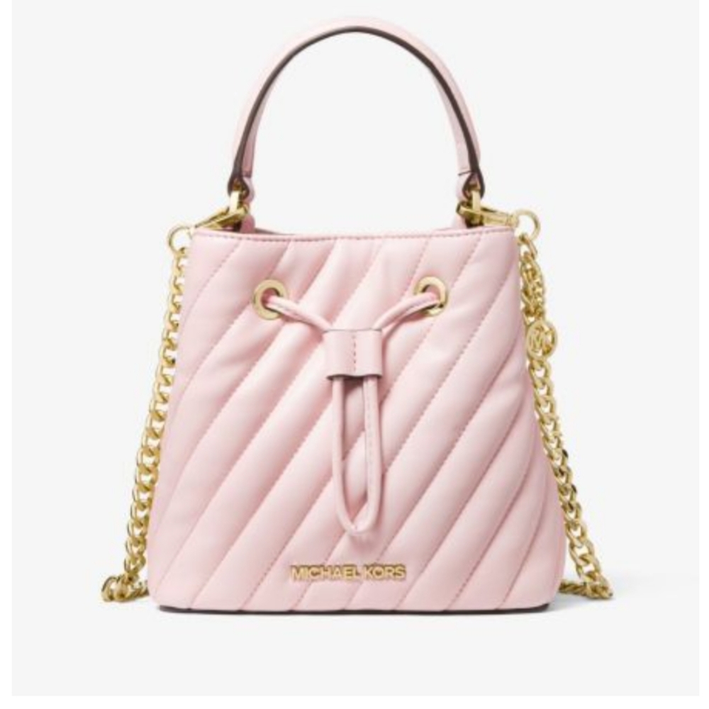 NWT Michael Kors Vegan Leather Bucket Bag